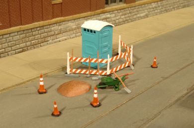 Bachmann 33164 O Scenescapes Building Site Accessories
