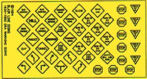 Blair Line 143 HO Vintage Warning Signs
