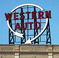 Blair Line 2501 Western Auto Billboard Kit for HO, S, O Scale