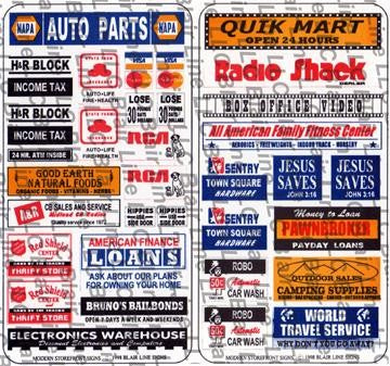 Blair Line 50 N Modern Storefront Signs