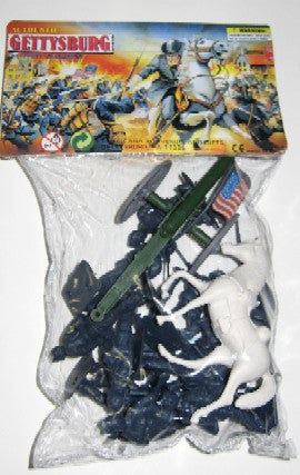 Playsets 98525 54mm Gettysburg Union Figure Playset (12pcs) (Bagged) (Americana)