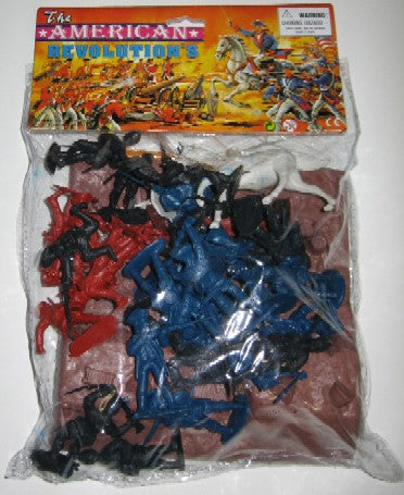 Playsets 98568 54mm American Revolution Embankment & Figures Playset (36pcs) (Bagged) (Americana)