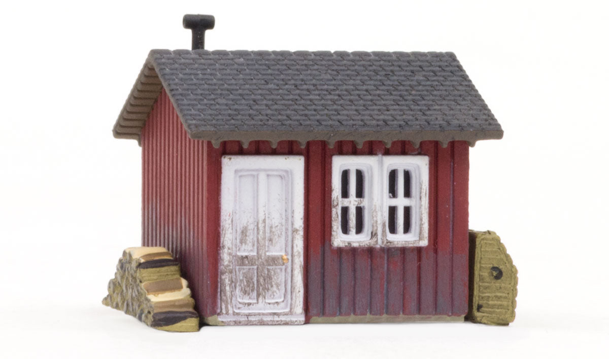 Woodland Scenics 4947 N Scale Work Shed - Built-&-Ready(R) Landmark Structures(R) -- Assembled - 1 1/4 x 1 1/16 x 1" 3.17 x 2.69 x 2.54cm