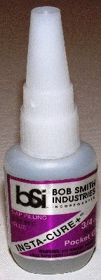 Bob Smith Industries 133 Insta-Cure Pocket CA Gap Filling Glue w/Pin in Cap .75oz