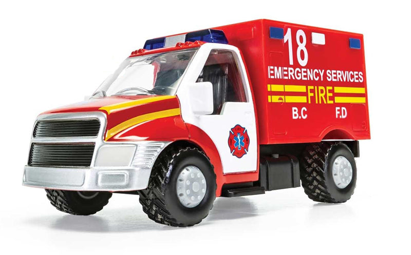 Corgi CH070  Scale Rescue Fire Truck - Corgi Chunkies Series Corgi