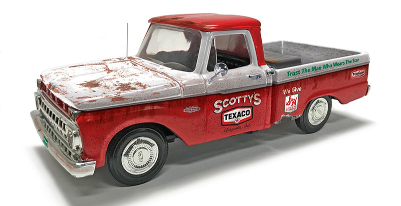 Round 2 CP7637 1/25 Scale Texaco - 1966 Ford F-100 Pickup
