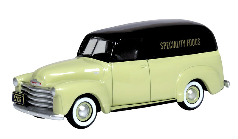 Oxford CV50004 1/87 Scale Speciality Foods -1950 Chevrolet Panel Van