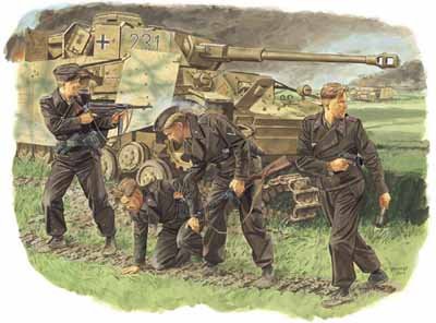 Dragon Models 6129 1/35 Survivors Panzer Crew Kursk 1943 (4)