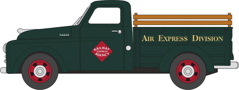 Oxford DP48004 1/87 Scale Railway Express Agency - 1948 Dodge B-1B Pickup