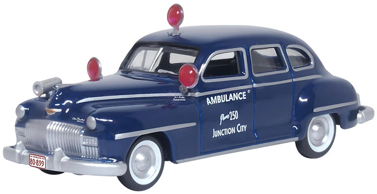 Oxford DS46005 1/87 Scale Junction City Amblance - 1946 Desoto Surburban