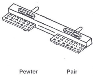 Details West 192 HO Pilot Beam w/Footboards: 2nd Generator Hood Units (pr)