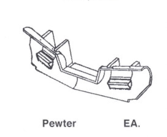 Details West 255 HO Snow Plow w/Open MU Doors ATSF, & BNSF