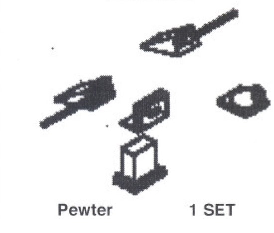 Details West 258 HO GE Dash 8, 9 AC4400CW Fuel Fillers & Gauges Set