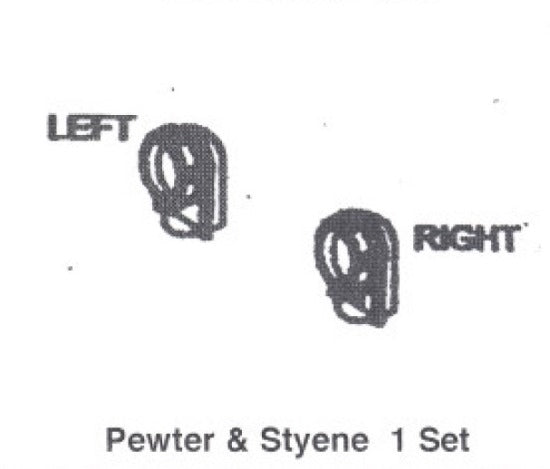 Details West 301 HO Ditch Lights w/Lenses & Bulbs Late Style