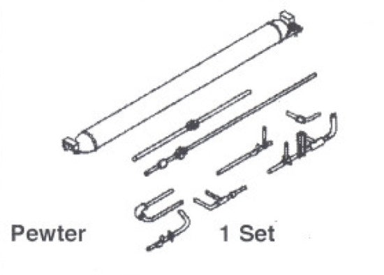 Details West 304 HO Early to Late Era EMD Hood Units Air Tank Detail Set