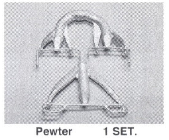 Details West 317 HO Coupler Cut Lever for F-Unit Front & SP