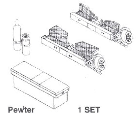 Details West 918 HO Hy-Rail Detail Kit 