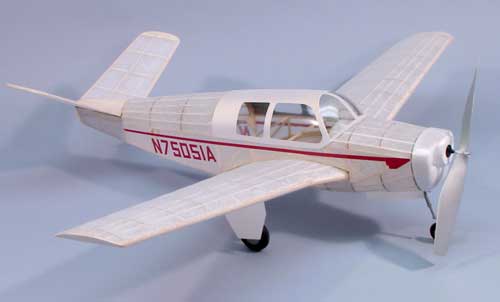 Dumas Products 318 30" Wingspan Bonanza Mod 35 Rubber Pwd Aircraft Laser Cut Kit