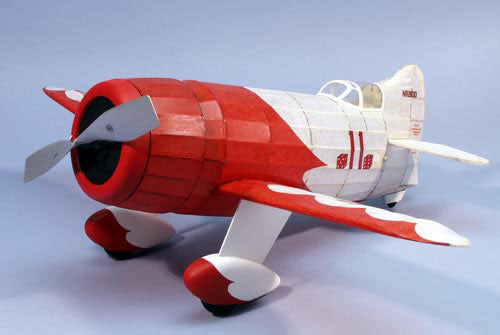 Dumas Products 403 24" Wingspan Gee Bee R1 Racer Rubber Pwd Aircraft Laser Cut Kit
