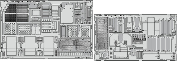 Eduard 36263 1/35 Armor- ATF Dingo 2 GE A PatSi Interior for RVL(D)