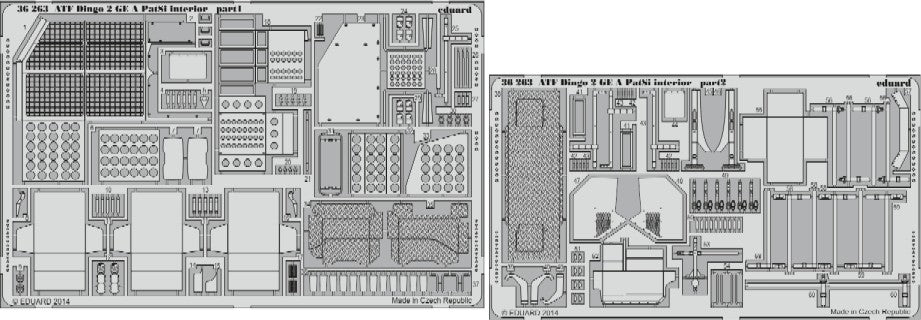 Eduard 36263 1/35 Armor- ATF Dingo 2 GE A PatSi Interior for RVL(D)