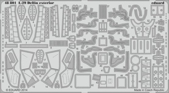 Eduard 48801 1/48 Aircraft- L29 Delfin Exterior for AGK (D)