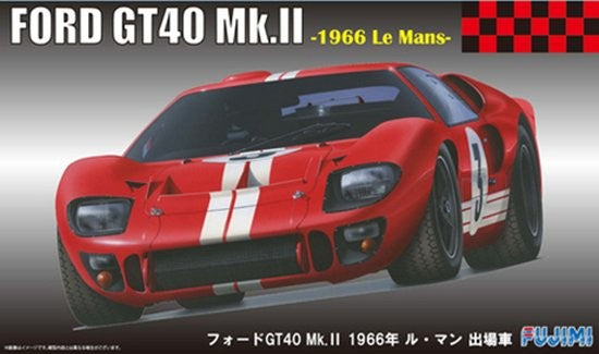 Fujimi 12606 1/24 Ford GT40 Mk II #3 1966 LeMans Race Car