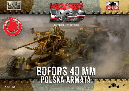First to Fight 36 1/72 WWII Bofors 40mm Anti-Aircraft Gun