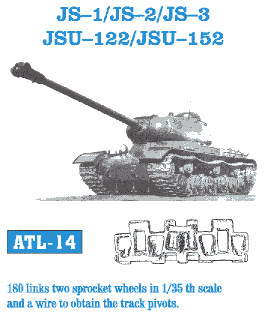 Friulmodel 14 1/35 JS1/2/3 JSU122/152 Track Set (180 Links)