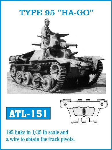 Friulmodel 151 1/35 Type 95 HA-GO Track Set (195 Links)