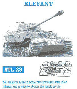 Friulmodel 23 1/35 Elefant Track Set (240 Links)