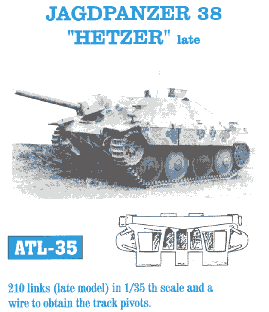 Friulmodel 35 1/35 Jagdpanzer 38 Hetzer Late Track Set (210 Links)