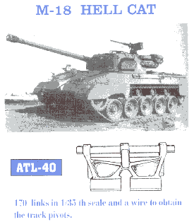Friulmodel 40 1/35 M18 Hellcat Track Set (170 Links)
