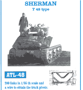Friulmodel 48 1/35 Sherman T48 Track Set (200 Links)