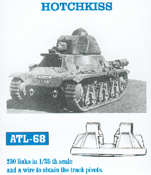 Friulmodel 68 1/35 Hotchkiss Track Set (230 Links) (D)