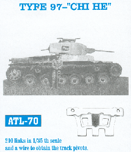 Friulmodel 70 1/35 Type 97 Chi He Track Set (210 Links)