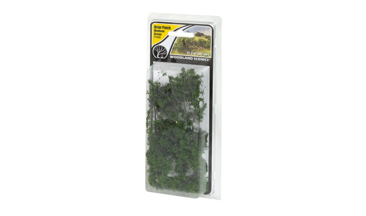 Woodland Scenics 638 All Scale Briar Patch - Field System -- Medium Green