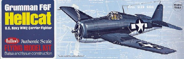 Guillows 503 16-1/2" Wingspan F6F Kit
