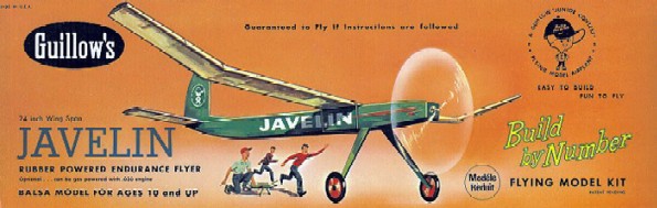 Guillows 603 24" Wingspan Javelin Kit