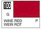 Mr Hobby Paints 100 Lacquer Based Gloss Wine Red 10ml Bottle (6/Bx)