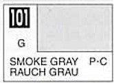 Mr Hobby Paints 101 Lacquer Based Gloss Smoke Gray 10ml Bottle (6/Bx)