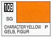 Mr Hobby Paints 109 Lacquer Based Semi-Gloss Character Yellow 10ml Bottle (6/Bx)