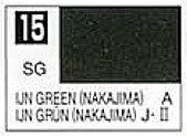 Mr Hobby Paints 15 Lacquer Based Semi-Gloss IJA Green Nakajima 10ml Bottle (6/Bx)