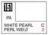 Mr Hobby Paints 151 Lacquer Based White Pearl 10ml Bottle (6/Bx)