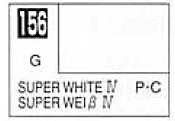 Mr Hobby Paints 156 Lacquer Based Gloss Super White IV 10ml Bottle (6/Bx)