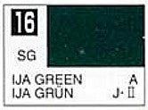 Mr Hobby Paints 16 Lacquer Based Semi-Gloss IJA Green 10ml Bottle (6/Bx)