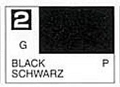 Mr Hobby Paints 2 Lacquer Based Gloss Black 10ml Bottle (6/Bx)