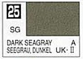 Mr Hobby Paints 25 Lacquer Based Semi-Gloss Dark Sea Gray 10ml Bottle (6/Bx)