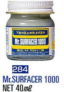 Mr Hobby Paints 284 Mr. Surfacer 1000 40ml Bottle (6/Bx)