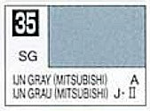 Mr Hobby Paints 35 Lacquer Based Semi-Gloss IJN Gray Mitsubishi 10ml Bottle (6/Bx)